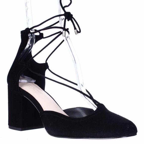 HOST PICK❣️Aldo Franceska Pump Suede Lace Up Ballet Heels Sz9 - Picture 3 of 7